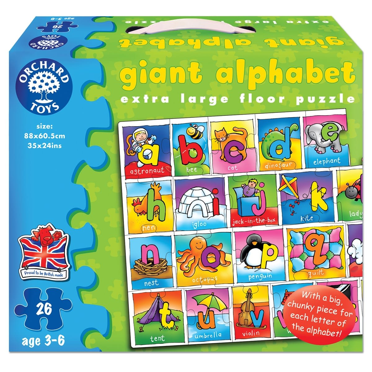 orchard toys giant alphabet puzzle